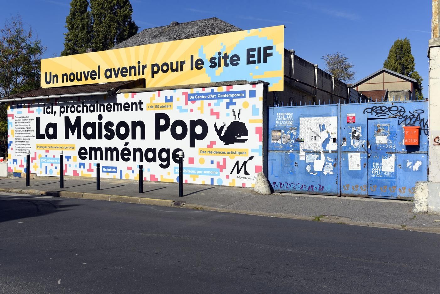Mur visuel présentant le projet EIF